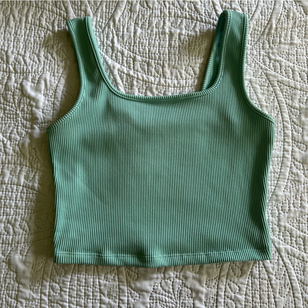 Wild Fable Mint Green Ribbed Woman’s Tank top
